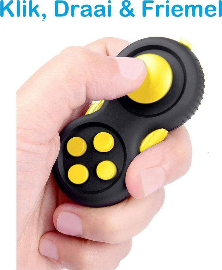 Merkloos Sans marque FIDG IT Fidget Pad Pop It Fidget toys Pop it Fidget Toy Geel