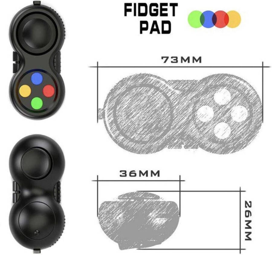 Fidget Pad Multicolor Fidget Toys Pop It