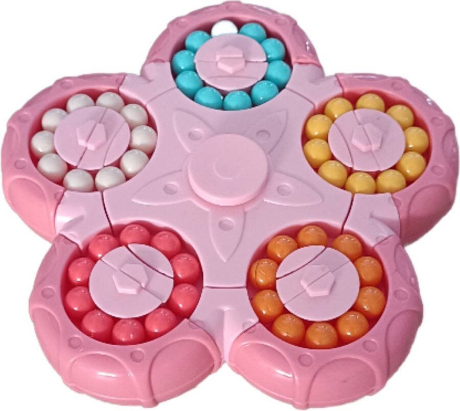 Fidget Spinner spinning magic beans roterend educatief rose