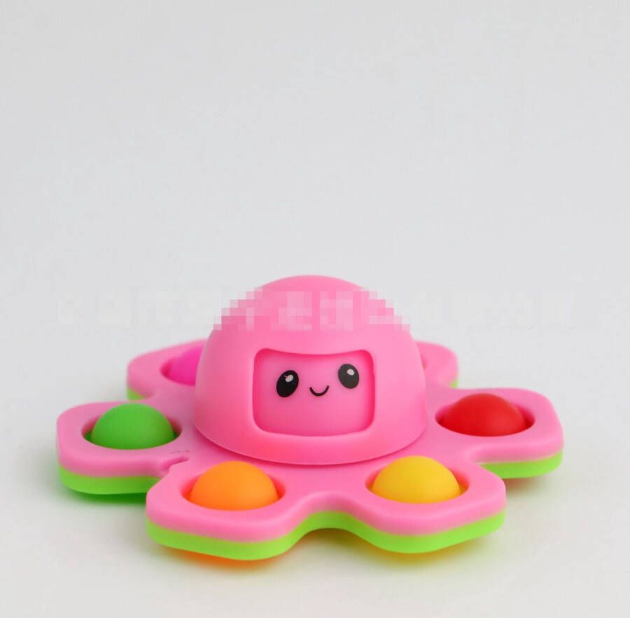 Fidget Toys Octopus Spinner Mood Spinner Pop It Spinner Fidget Spinner Roze Pop it Octopus Tiktok