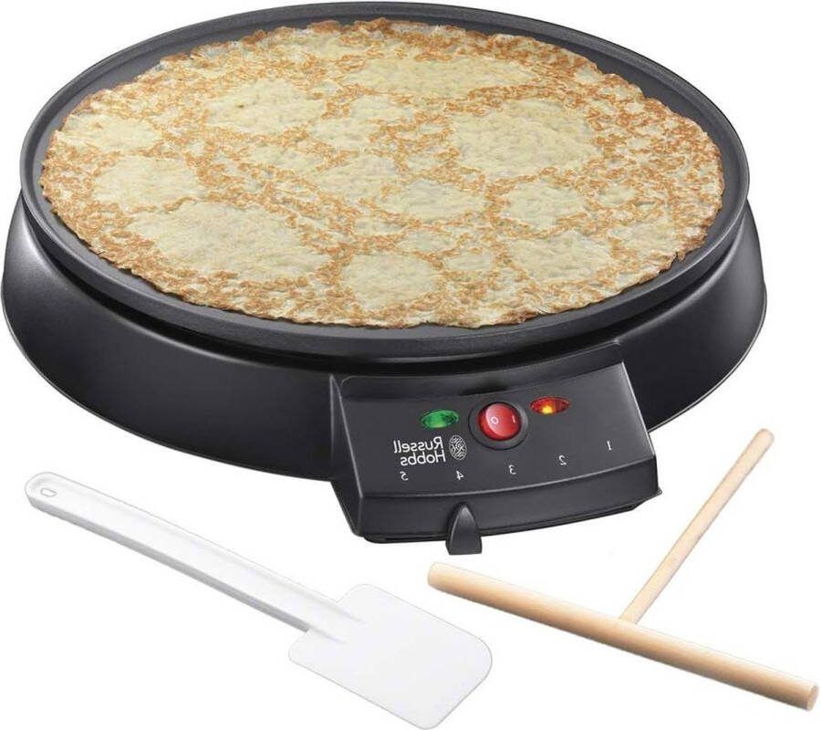 Fiesta Crepe Maker 1200W Elektrische Pannenkoekenpan met Anti-aanbaklaag