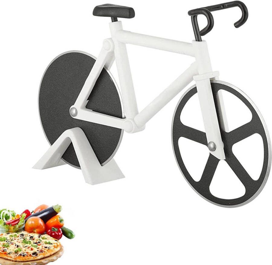 Fiets Pizzasnijder Roestvrij Staal Anti-aanbaklaag Scherp Snijwiel Pizza en Pannenkoeken Snijden pizzasnijder