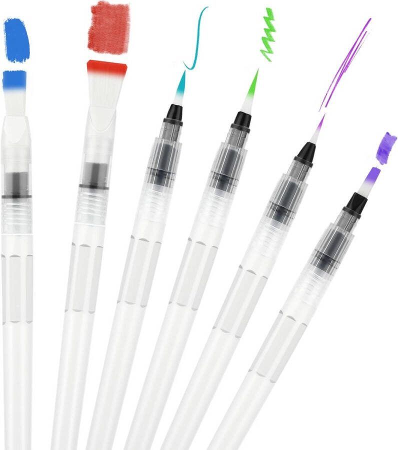 Fijne kwastenset Fijne Detail Penseel Set Verschillende Maten Ultrafijne Penselen voor Fijne Detaillering Kunst Schilderen Schaal Modellen Vliegtuig Kits Acryl & Nail Miniaturen Olieverf Aquarel