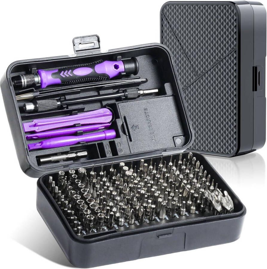 Fijnmechanische schroevendraaierset 170 in 1 professionele set draagbare koffer mobiele telefoon reparatie gereedschapsset voor pc computer camera tablet iPhone