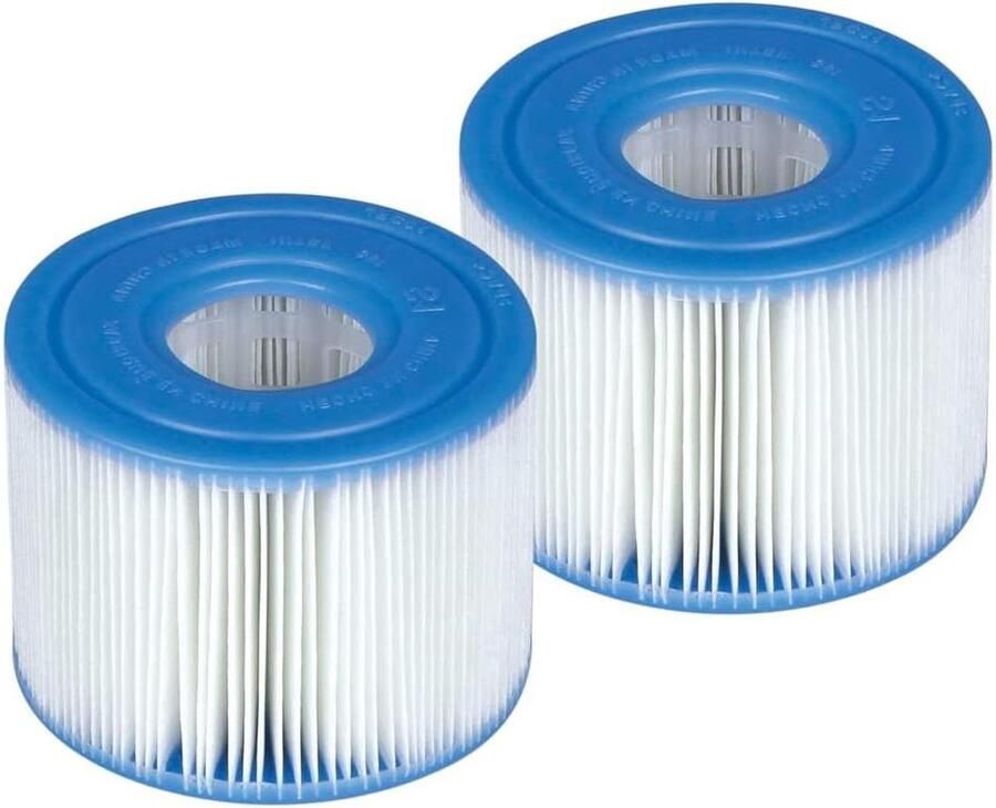 Filtercartridge Twee Pack 11cm x 7cm Voor Zwembadfilters Jacuzzi filter
