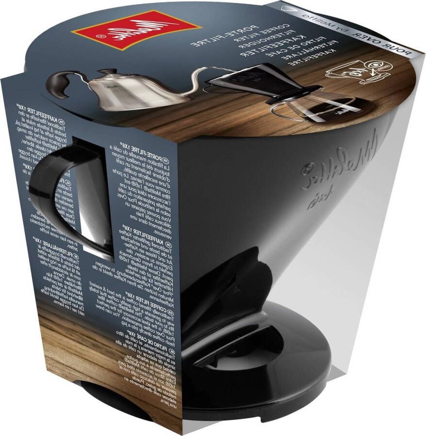 Filterzakken koffiehouder koffiefilter 1x6 standaard zwart kunststof 217571