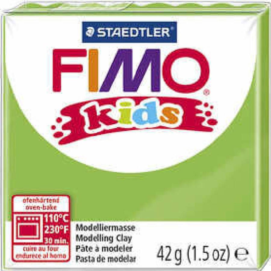 Fimo Boetseerklei Lichtgroen Kinderen 2x42 gram