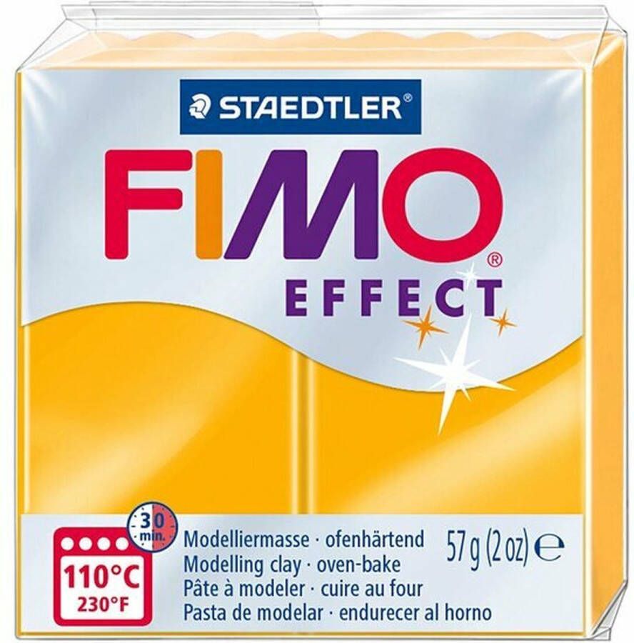 Fimo Effect Boetseerklei Ovenhardend Neon Oranje 2x57 gram