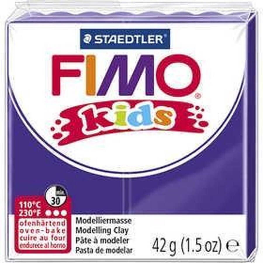 FIMO Kids boetseerklei paars 42 gr 1 doos