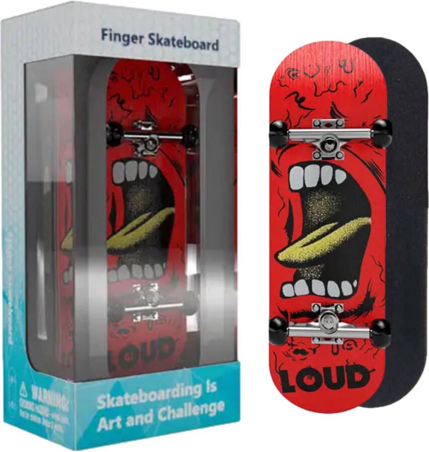 Fingerboard PRO met Griptape ''LOUD'' Vinger Skateboard Vingerboard Mini Skateboard