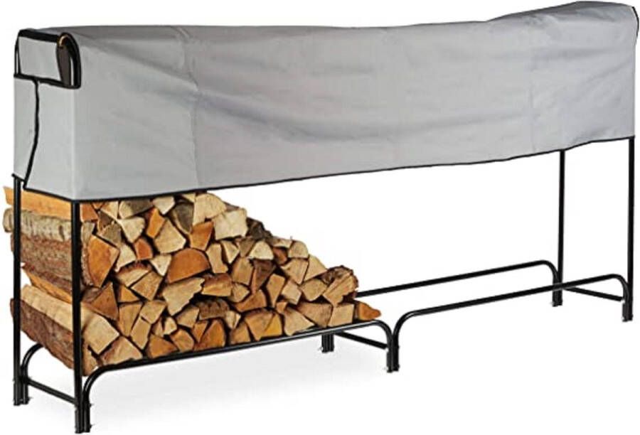 Firewood Rack haardhoutrek \ haardbestek brandhoutrek \ fireplace cutlery firewood rack 122 x 245 x 40 cm