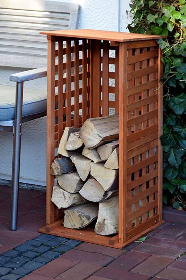 Firewood Rack haardhoutrek \ haardbestek brandhoutrek \ fireplace cutlery firewood rack 39 x 39 x 85 cm