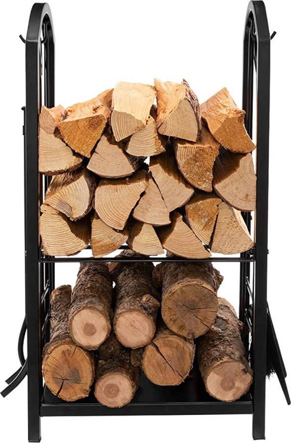 Firewood Rack haardhoutrek \ haardbestek brandhoutrek \ fireplace cutlery firewood rack 45x40x69cm