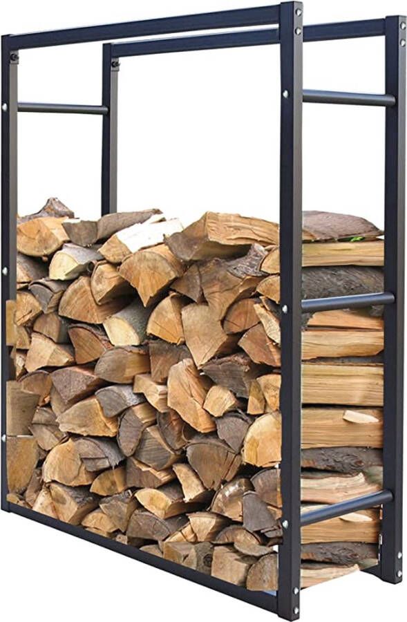 Firewood Rack haardhoutrek \ haardbestek brandhoutrek \ fireplace cutlery firewood rack 90x25x90cm