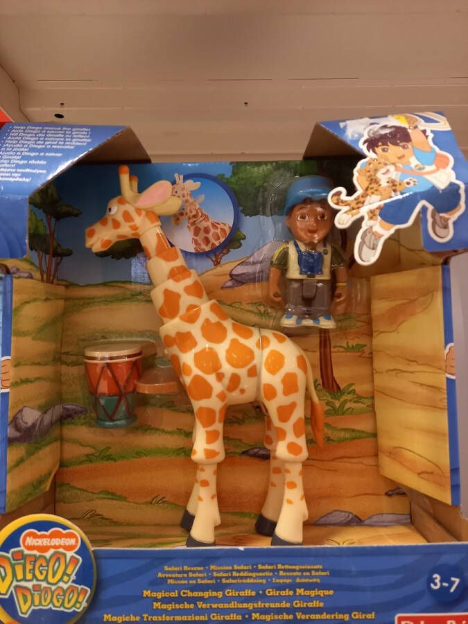 Fisher-Price Diego magische verandering giraffe