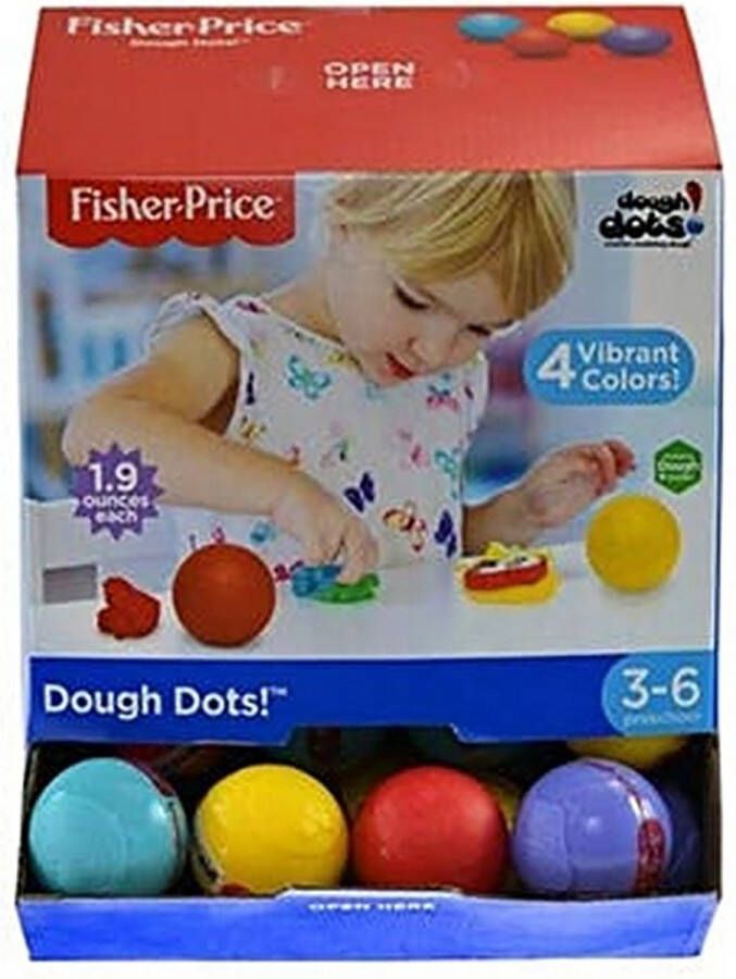 Fisher-Price Dough Dots Kleiballetje Assorti Kinderen Klei Balletjes Figuur Creatief Dough Dots Kids Kleur Kleiballetje Kleien