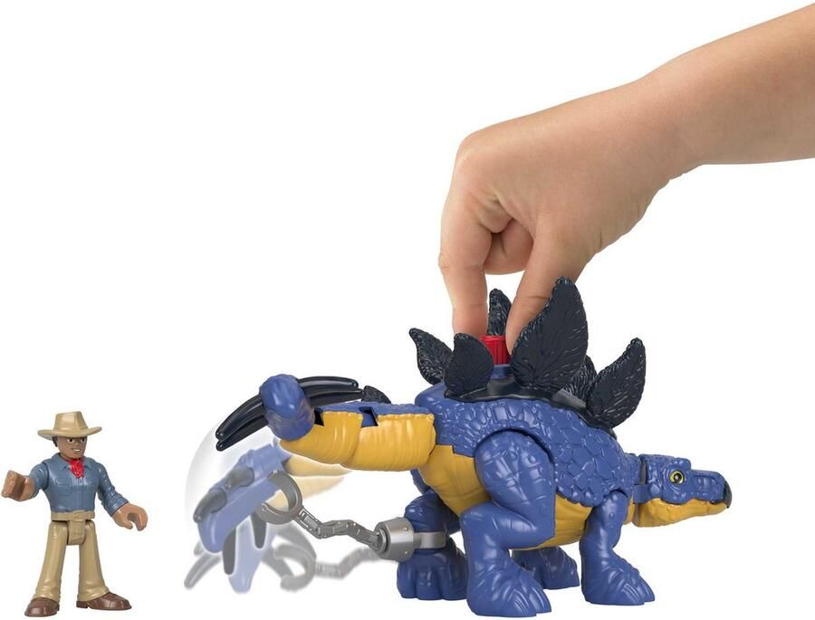 Fisher Price Imaginext Jurassic World Stegosaurus En Karakter Actiefiguur Uit De Eerste Leeftijd 3 Jaar En Ouder