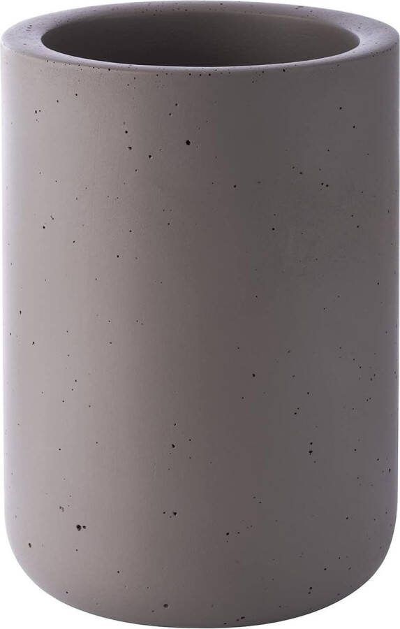 Flessenkoeler Concrete hoogwaardige champagnekoeler van beton 12 x 19 cm meubelvriendelijke onderkant binnendiameter 10 cm wijnkoeler 07 l 15 l flessen