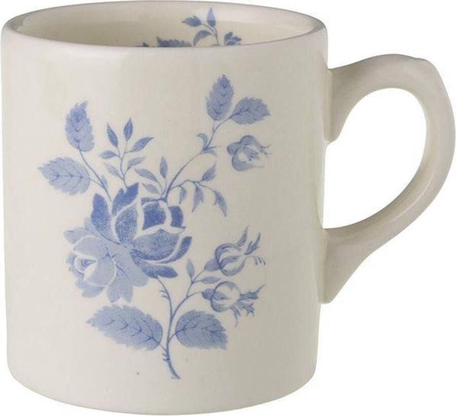 Fleurs Bleues beker 33cl blauw decor