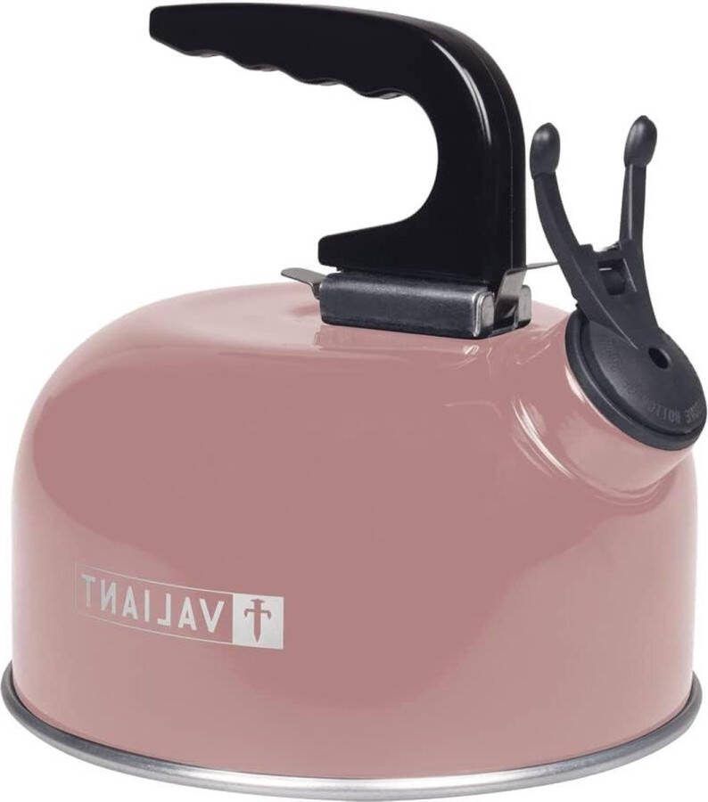 Fluitketel Draagbare Camping Fluitketel Roze Aluminium 1 0 liter