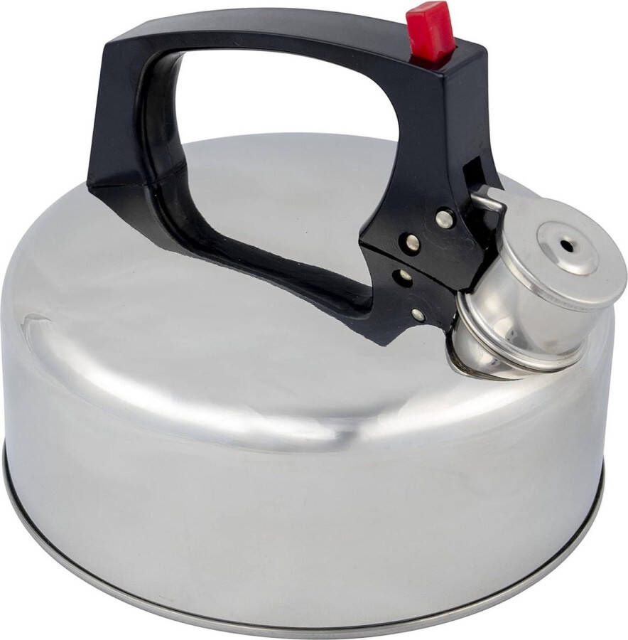 Fluitketel roestvrij staal 1.8 l zilverkleurig Cuisine BC