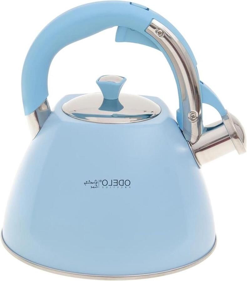 Fluitketel Theeketel 2.0 liter waterkoker hemelsblauw voor inductie en gasfornuis