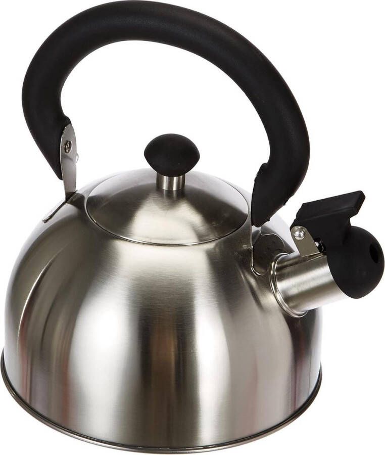 Fluitketel Theeketel klassiek 1.5 liter roestvrij staal inductie geschikt koffieketel