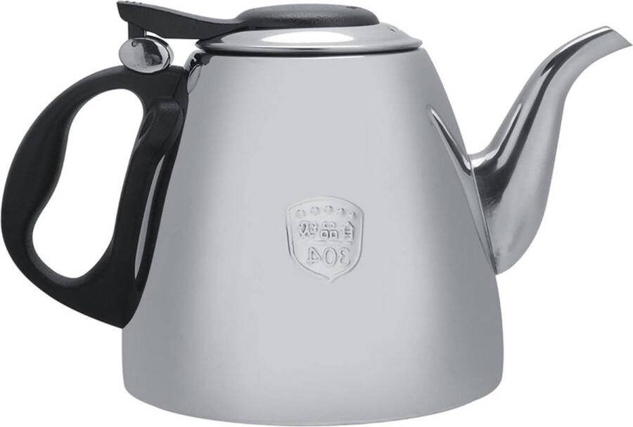 Fluitketel Theeketel Roestvrijstalen Verdikte Bodem Koffiepot Waterkoker Hittebestendig Handvat Theepotten voor Kookplaten 1.5 liter