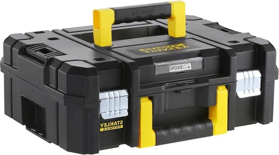 FMST1-71966 FatMax TSAK Gereedschapsbox 135 liter kopen online voor handgereedschappen & elektrisch gereedschap met schuimrubberen inzetstuk roestvrije metalen sluitingen stapelbaar Gereedschapskoffer