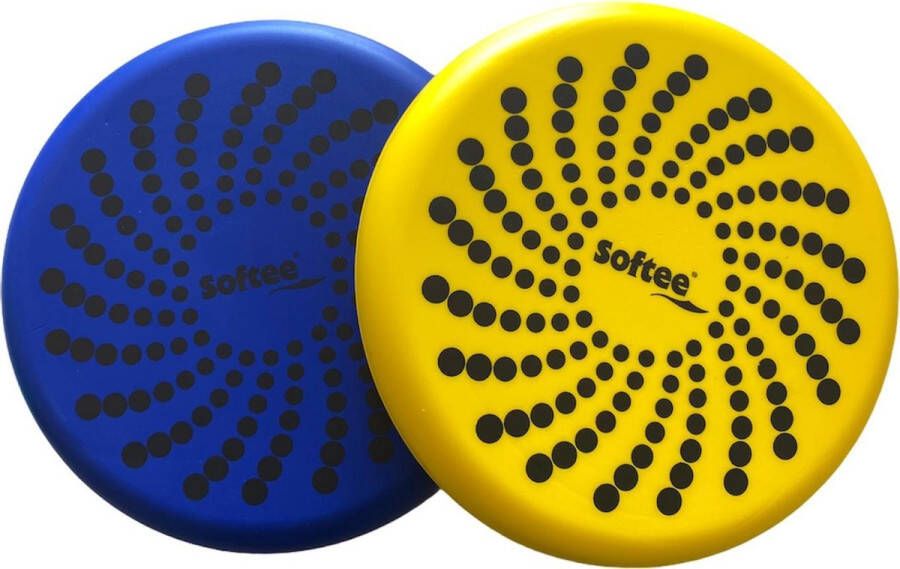 Merkloos Sans marque Foam Frisbee | Set van 2 | Stevige zachte frisbee | Olifantenhuid | Softee