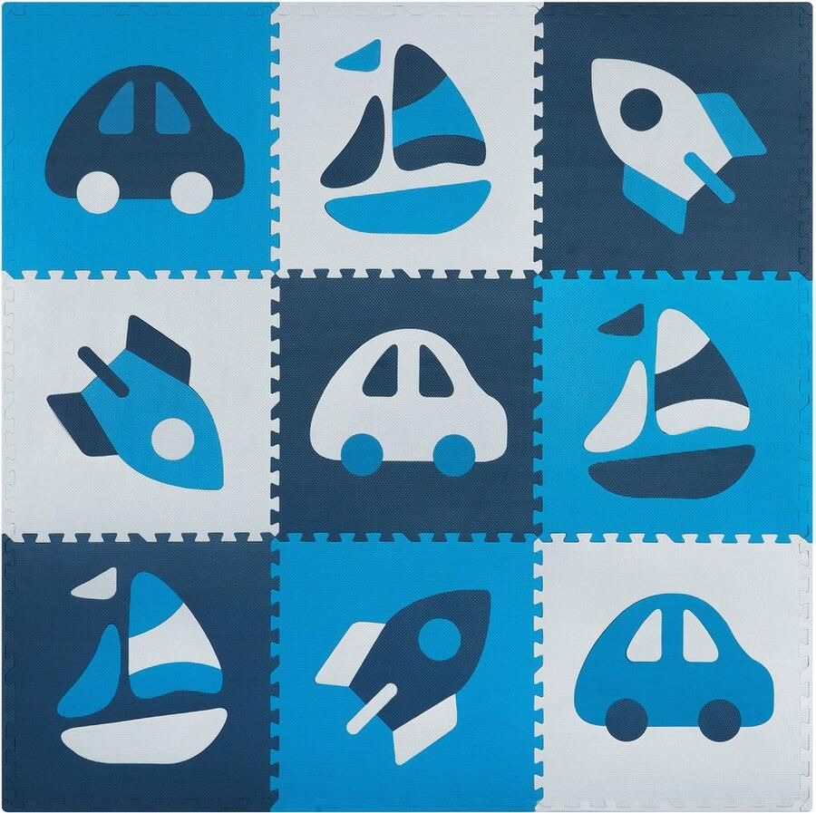Foam puzzelmat 180x180cm 9 st