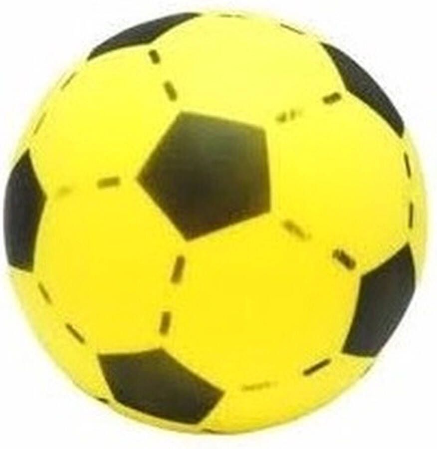 Foam softbal voetbal geel 20 cm Zachte speelgoed voetbal