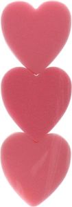 Foamy Love Badsponzen Roze Spons Hart 3 stuks Valentijn Liefde Valentijnsdag