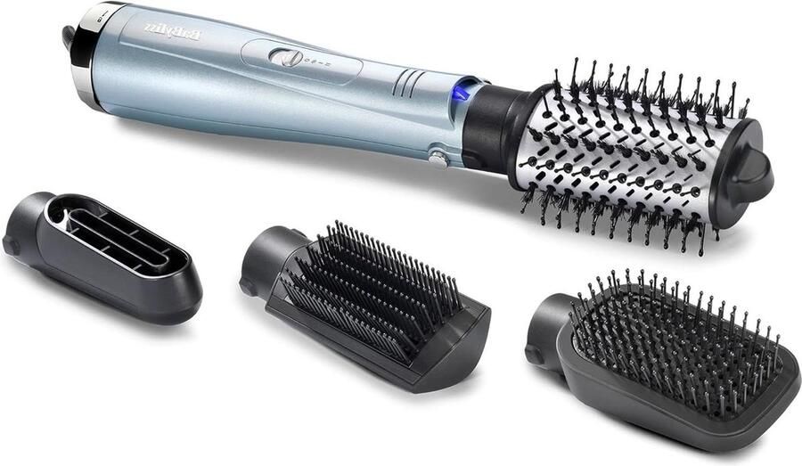Föhnborstel Multistyler met 4 opzetstukken Advanced Dubbele Ionen-Technologie Anti-Pluis Air Styler Föhnen Steilen Volume Glad maken