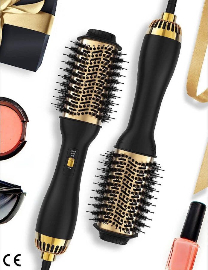 Fohnborstel Professional 2-in-1 Heteluchtborstel voor Volume Glans en Styling Ionische Technologie voor Gezond Haar Haardroger en Haarborstel in Één Creëer Salonwaardige Looks