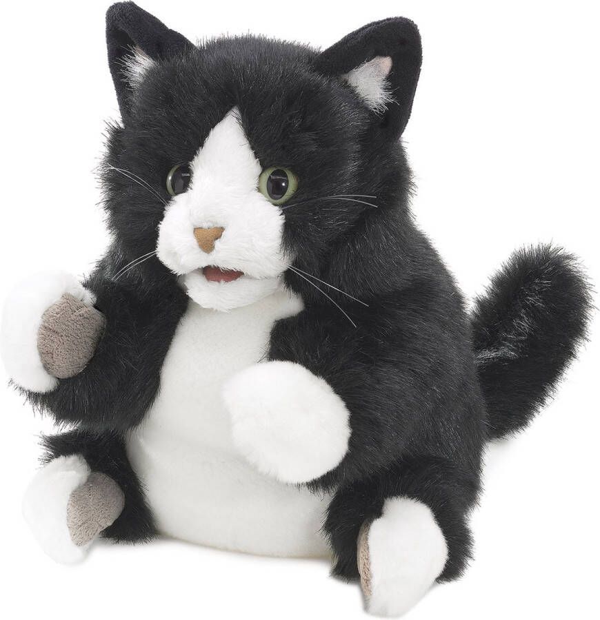 Folkmanis Handpop Tuxedo kitten