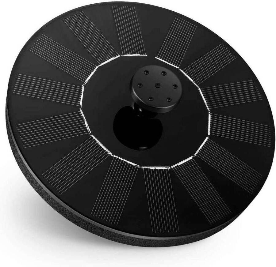 Fontein op zonne-energie voor buiten Gootsteen met 4 sproeiers Vrijstaande waterfontein voor tuin Hoogte 30-50 cm solar fontein