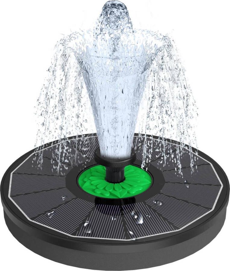 Fontein op Zonneenergie Solar Fontein Water Fontein Geschikt voor Vijver Waterornament