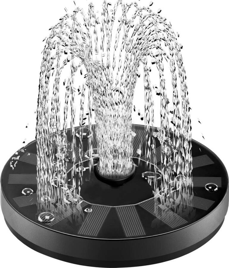 Fontein op Zonneenergie Solar Fontein Water Fontein Geschikt voor Vijver Waterornament