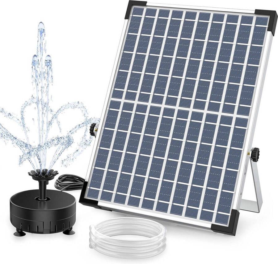 Fontein Pomp op Zonne-energie (12w) met LED Verlichting
