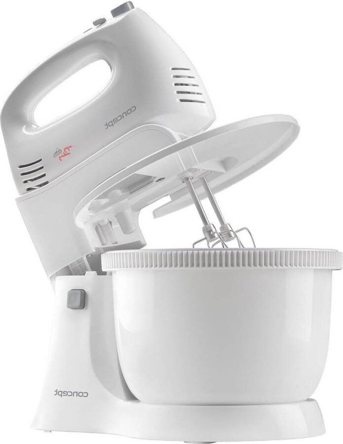 Food Processor en Hand Mixer Set met 5 snelheden en 300 W vermogen Wit