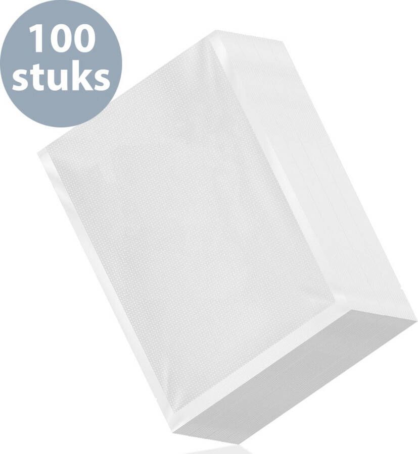 ForDig Vacuumzakken Voedsel (100 stuks) – 20x30 cm Vacumeerzakken – Sous Vide Zakken