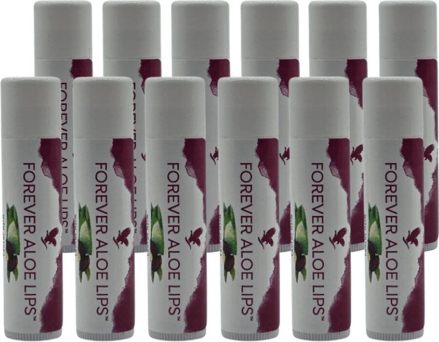 Forever Aloe Lips lipbalm lipstik Voordeel pakket 12 stuks