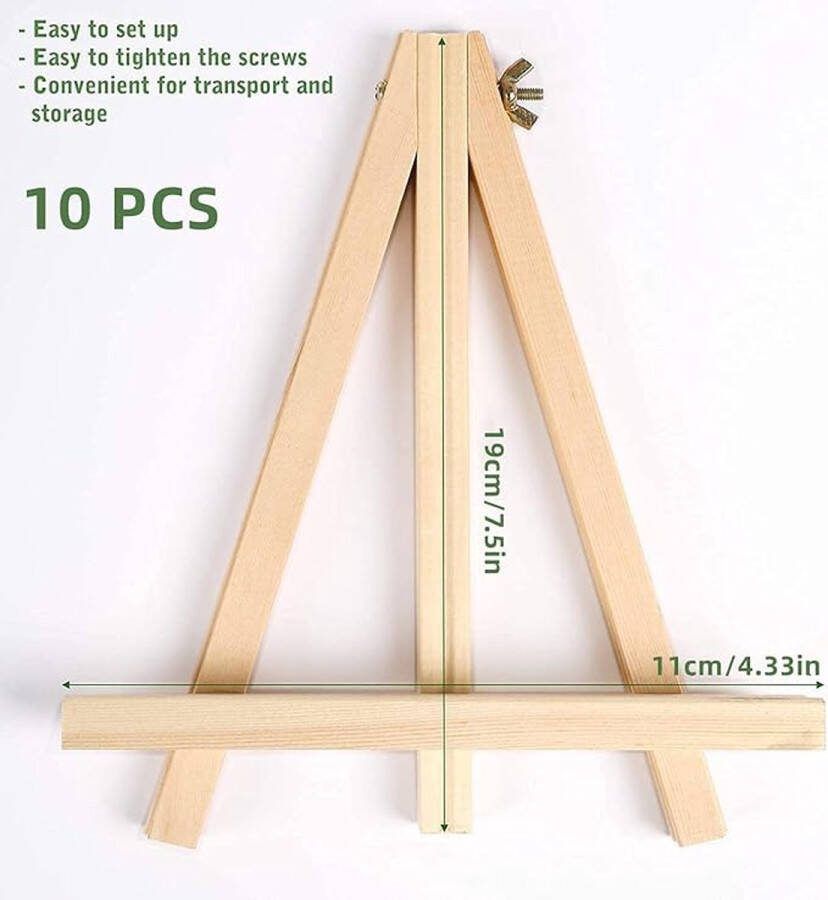 Fotostandaard geschikt voor kunstschilderen en buitenreclame Schildersezels Easels for every size 19cm 10