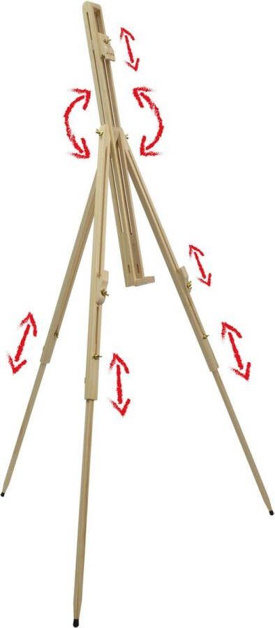 Fotostandaard geschikt voor kunstschilderen en buitenreclame Schildersezels Easels for every size ‎180 x 80 x 96 cm
