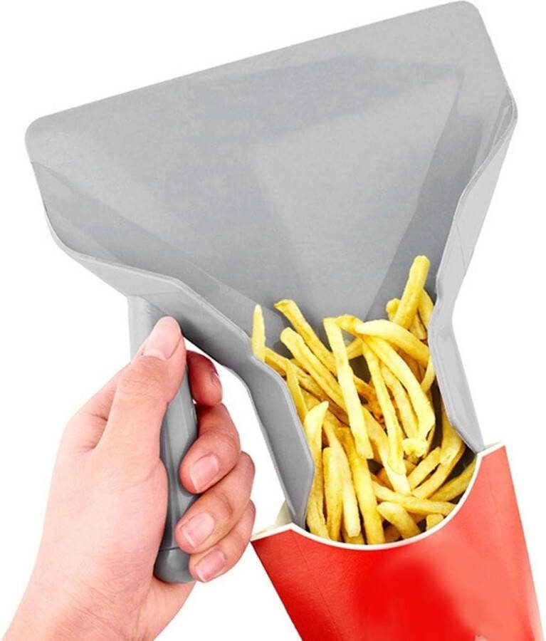 Franse Patat Schop Plastic Rechts Handvat Popcorn Loader Chip Verpakking Schop