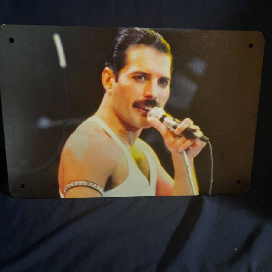 Freddie Mercury wandbord Queen wanddecoratie