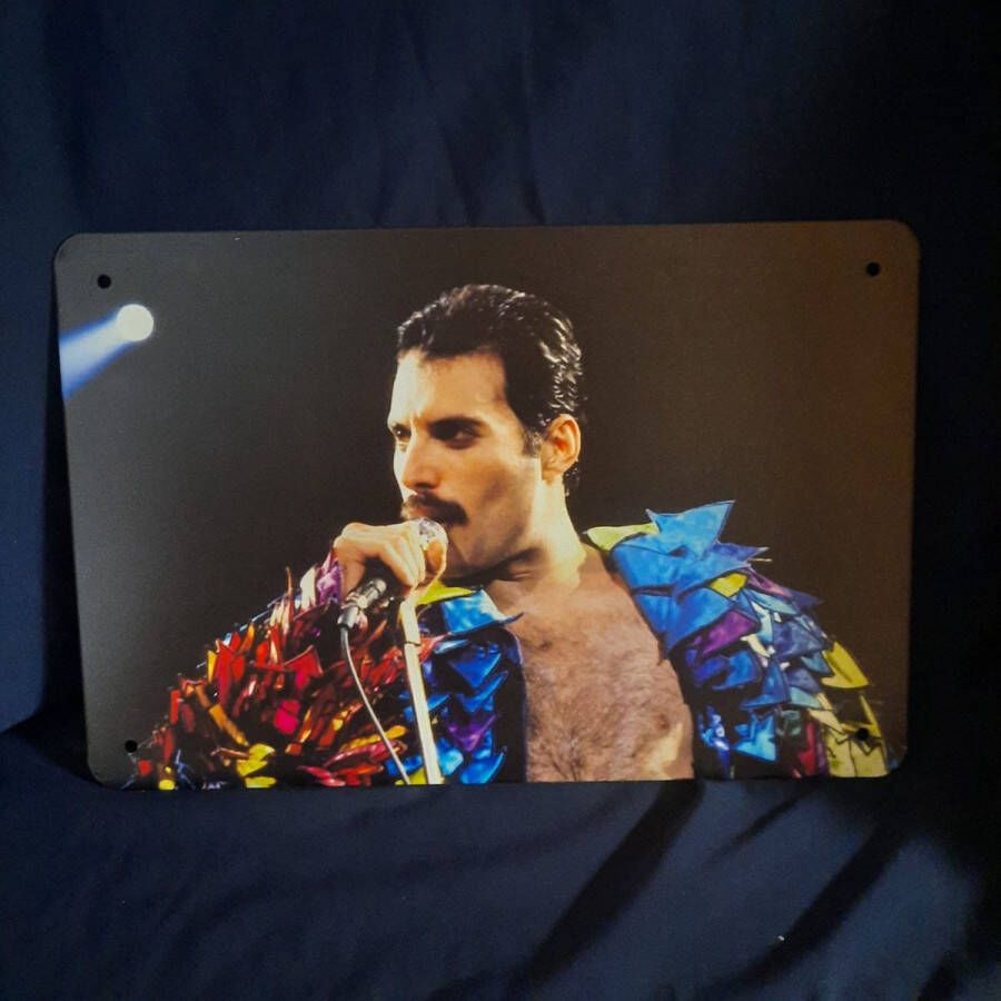 Freddie Mercury wandbord wanddecoratie Queen