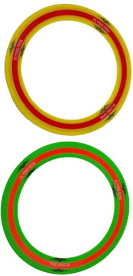 Frisbee Multicolor 25 cm Speelgoed Buiten Sport Spelen Assorti