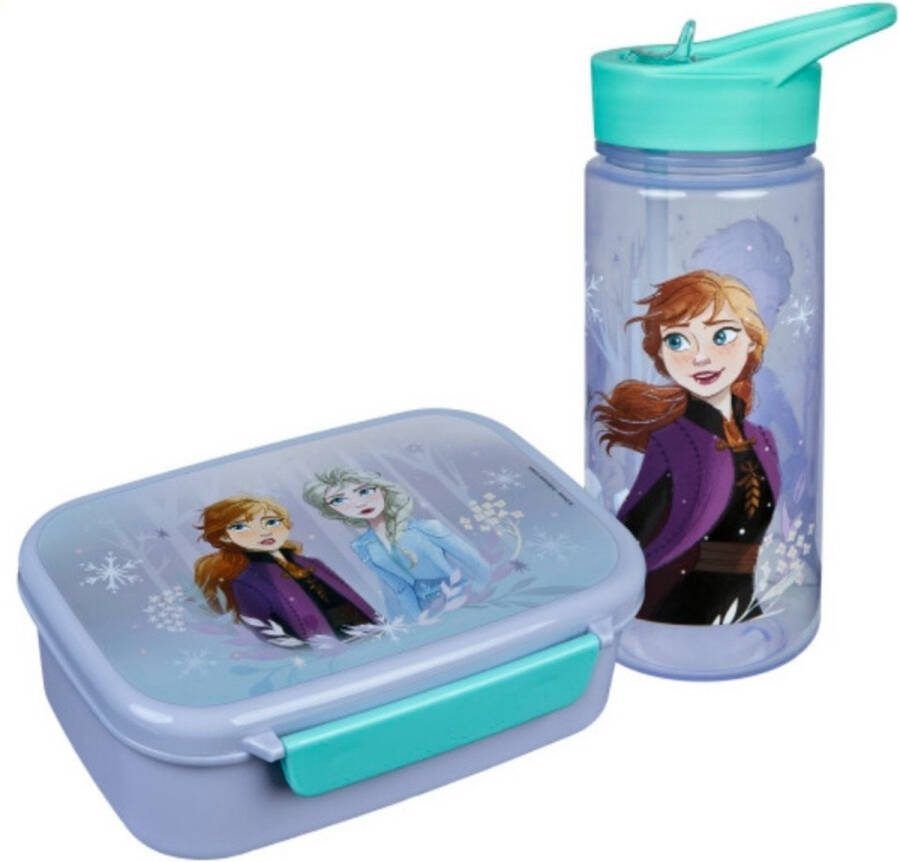 Frozen Speelgoed Schoolbeker Lunchbox Lunchset Drinkbeker Broodtrommel School Drinkbeker met Rietje Drinkbeker Kinderen Drinkbekers Drinkbeker Trommel voor Kinderen Lunchset School Accessoires